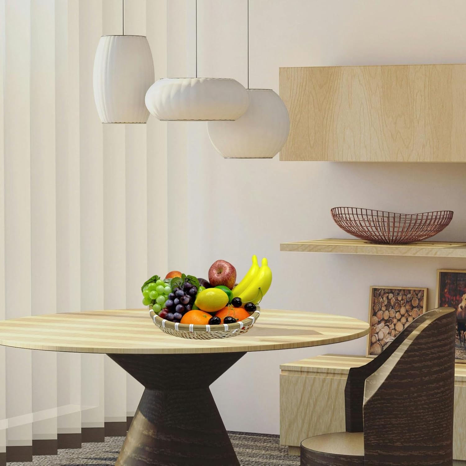 18 Pcs Artificial Fruit Set for Home Decor