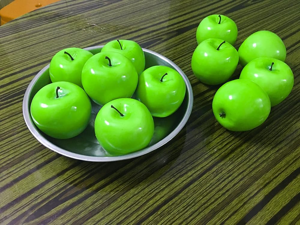 COTOSEY Artificial Green Apples Box of 12