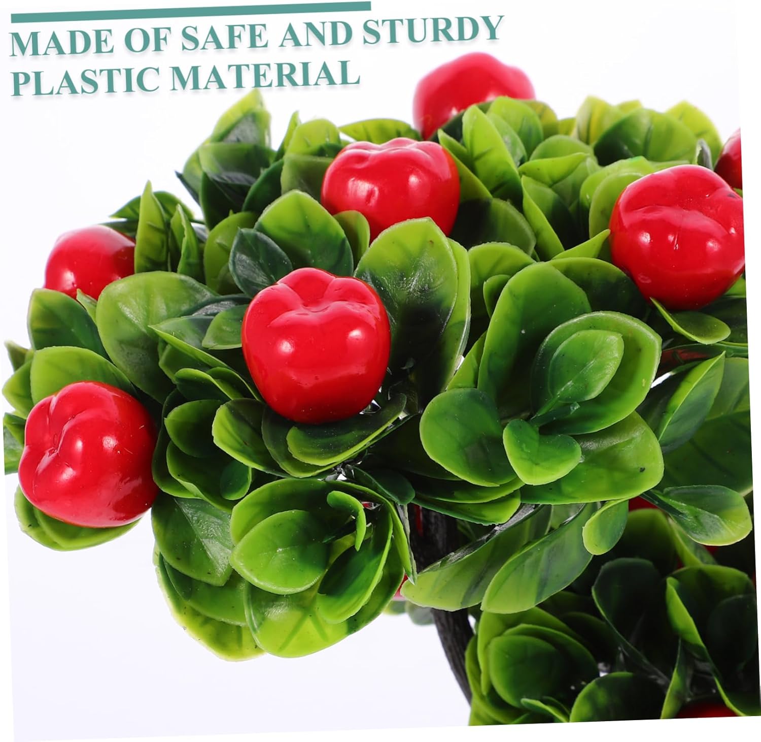 Vaguelly Realistic Artificial Fruit Tree Pot Decor