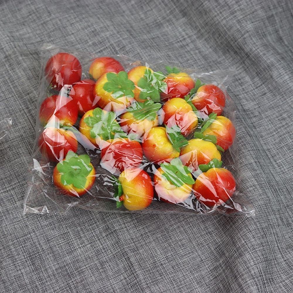 20Pcs Yellow Mini Fake Lemon Fruit for Home Decor