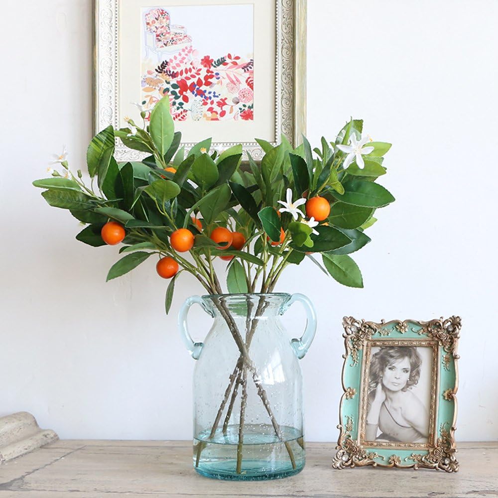 Miguor Artificial Fruit Branch Decoration for Office Desk
