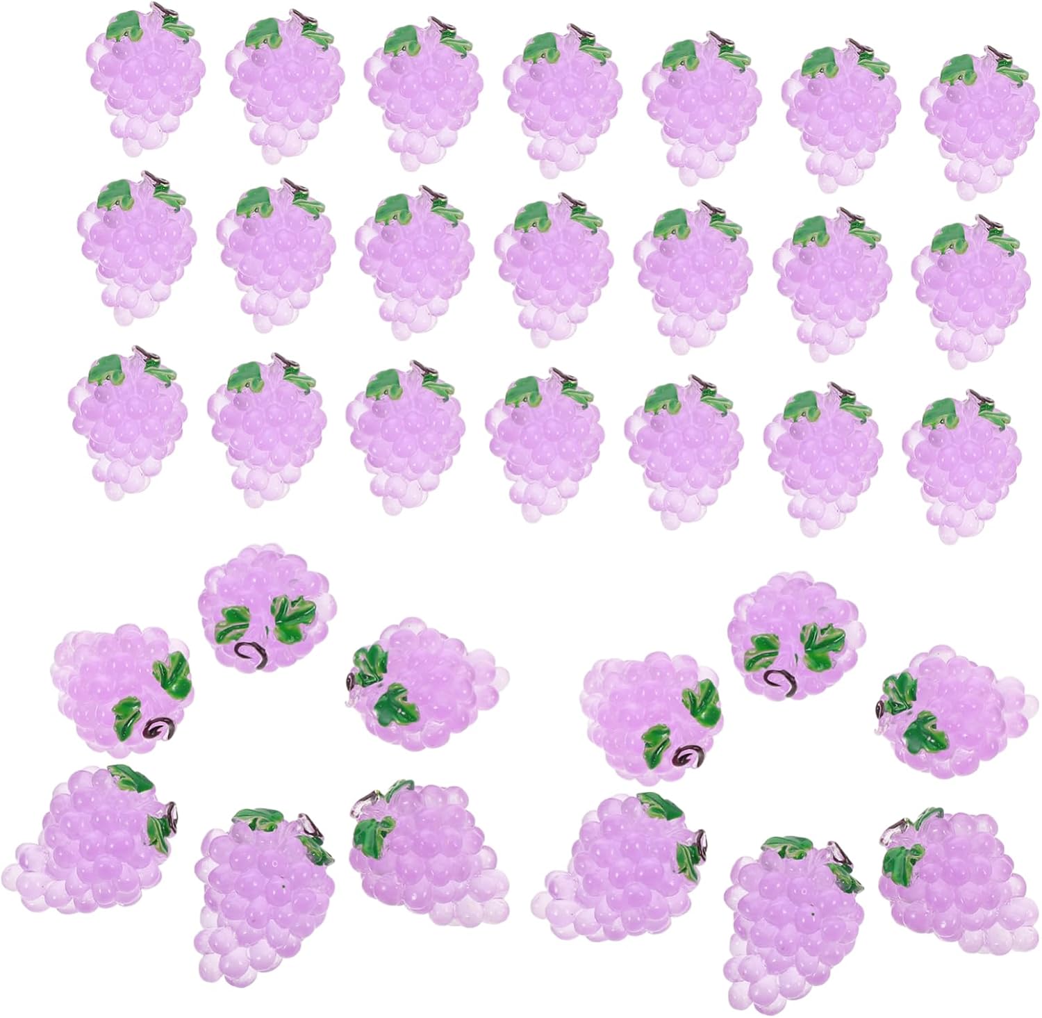 POPETPOP 20PCS Mini Grape Figurines Artificial Decor