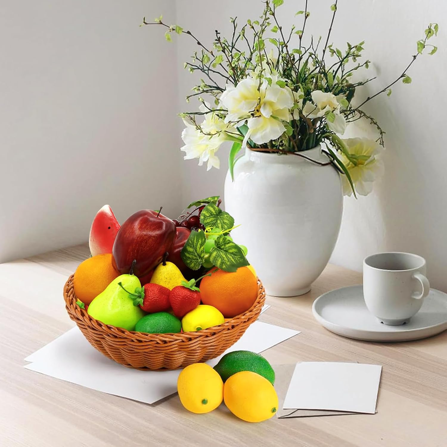 13 Pcs Artificial Fruit Set Plastic Foam Fruits Decor