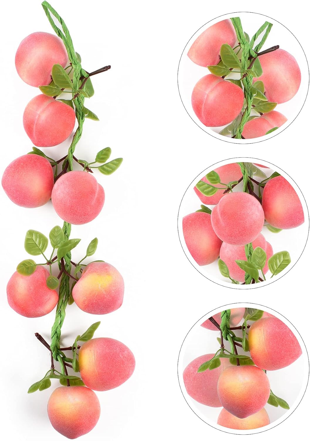 Artificial Peach Pendant 1Pcs for Home Kitchen Party Decor