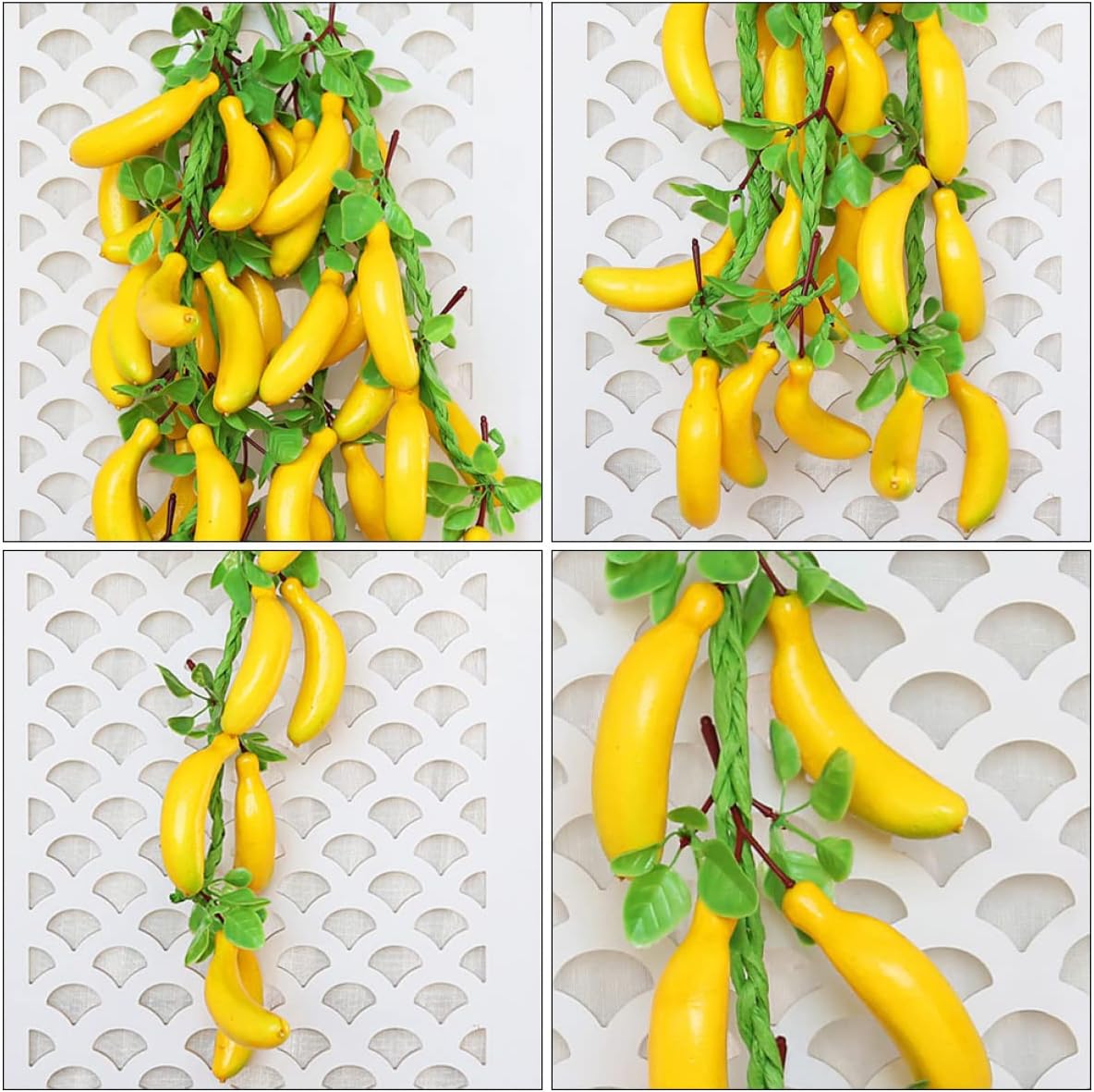 Artificial Banana Hanging Decorations 4pcs