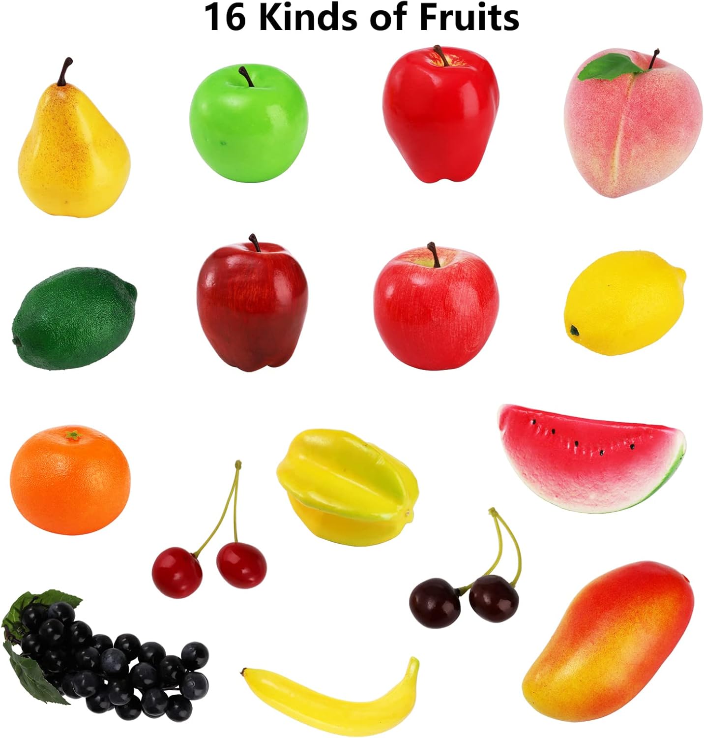 ZEAYEA 28 Pcs Artificial Fruit Decor Set