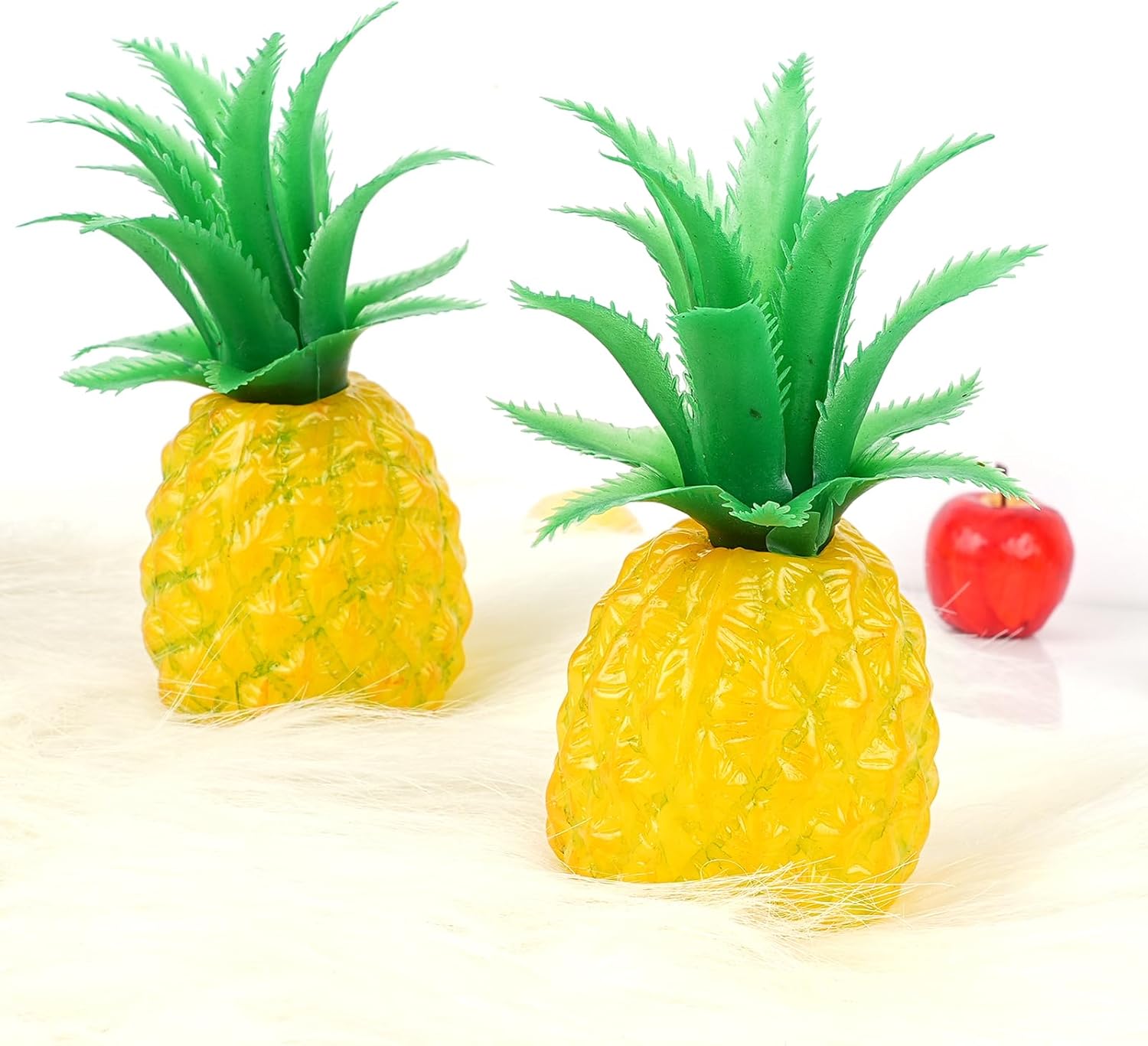 ASkinds 3 Pcs Fake Pineapple Artificial Fruit Decor Set