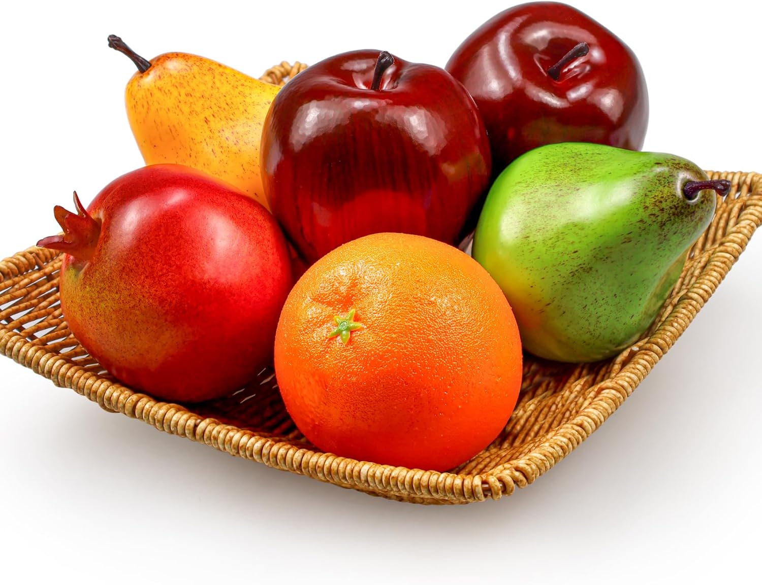 6 Pcs Artificial Fruit Pack Lifelike Decor