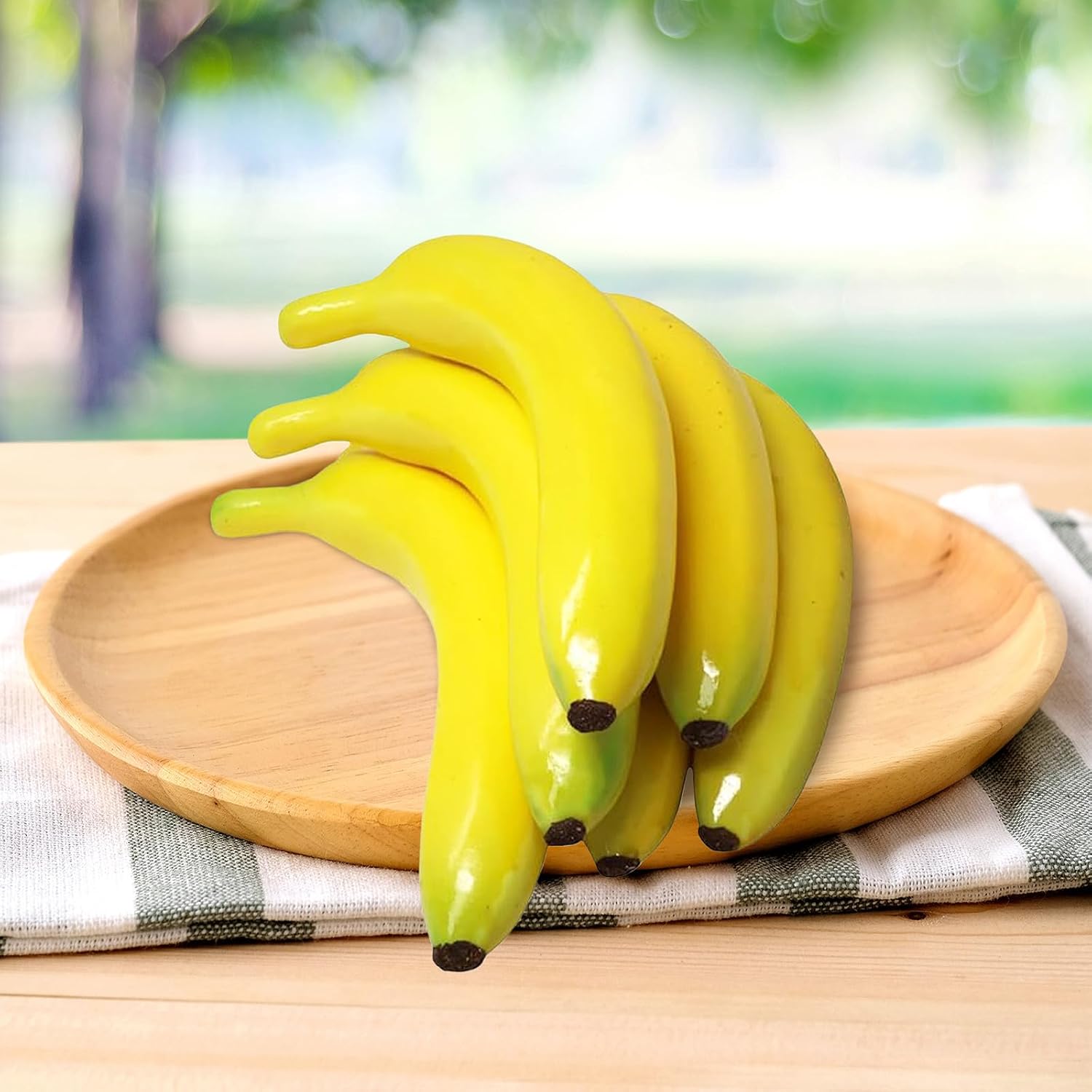 10PCS Artificial Bananas Lifelike Realistic Decoration