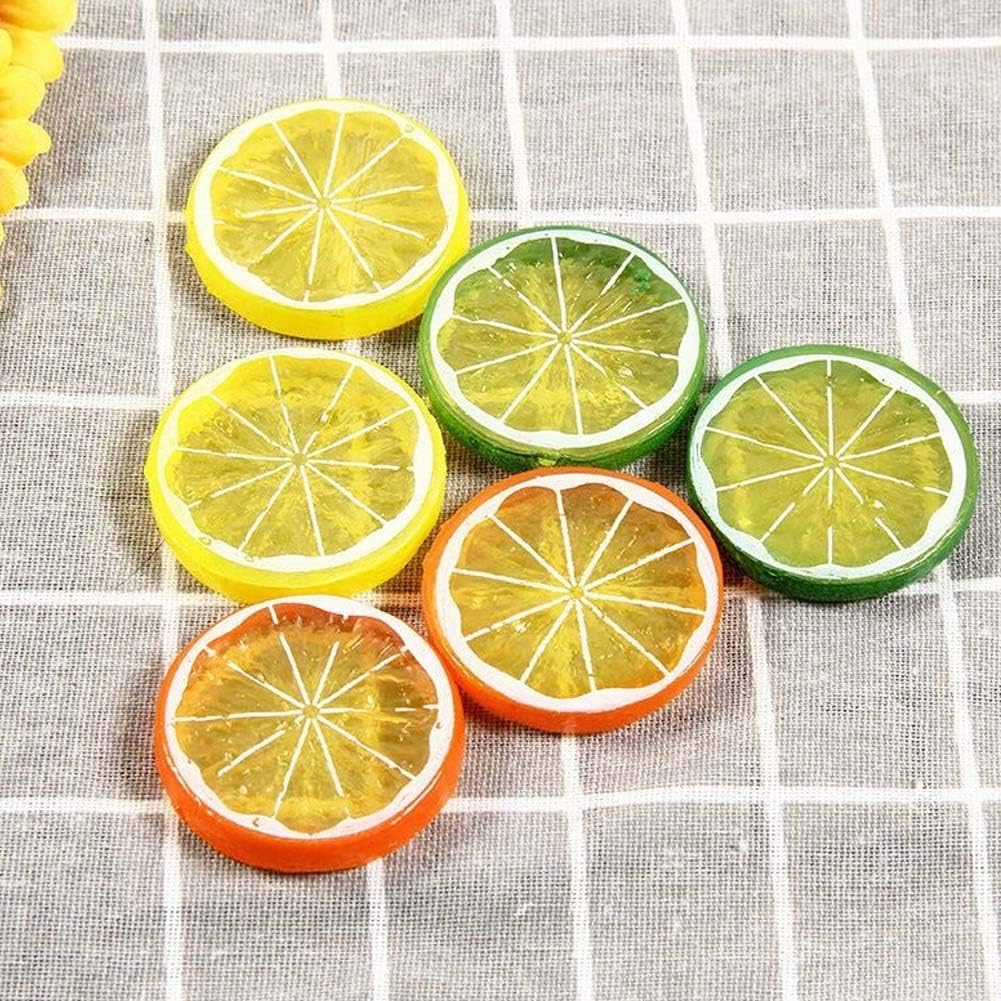30Pcs Artificial Lemons Realistic Wedding Decor Photography Props