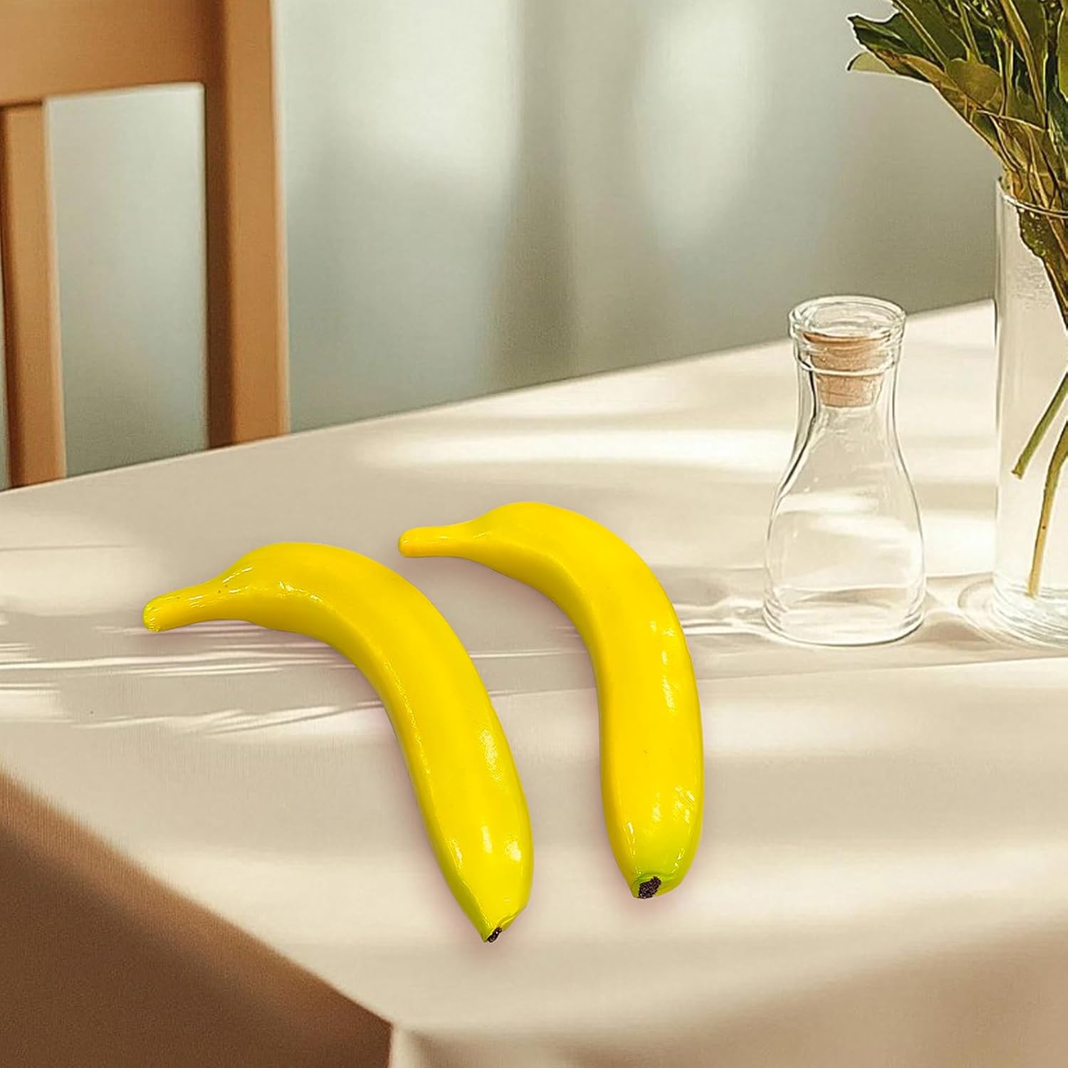 10PCS Artificial Bananas Lifelike Realistic Decoration