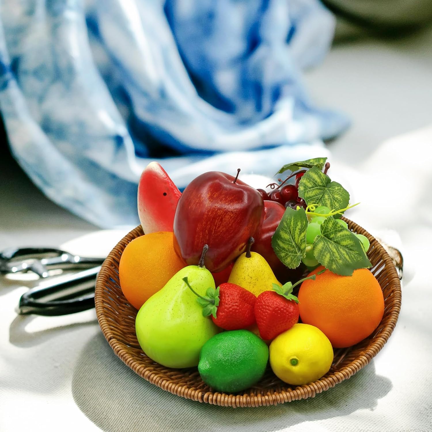 13 Pcs Artificial Fruit Set Plastic Foam Fruits Decor