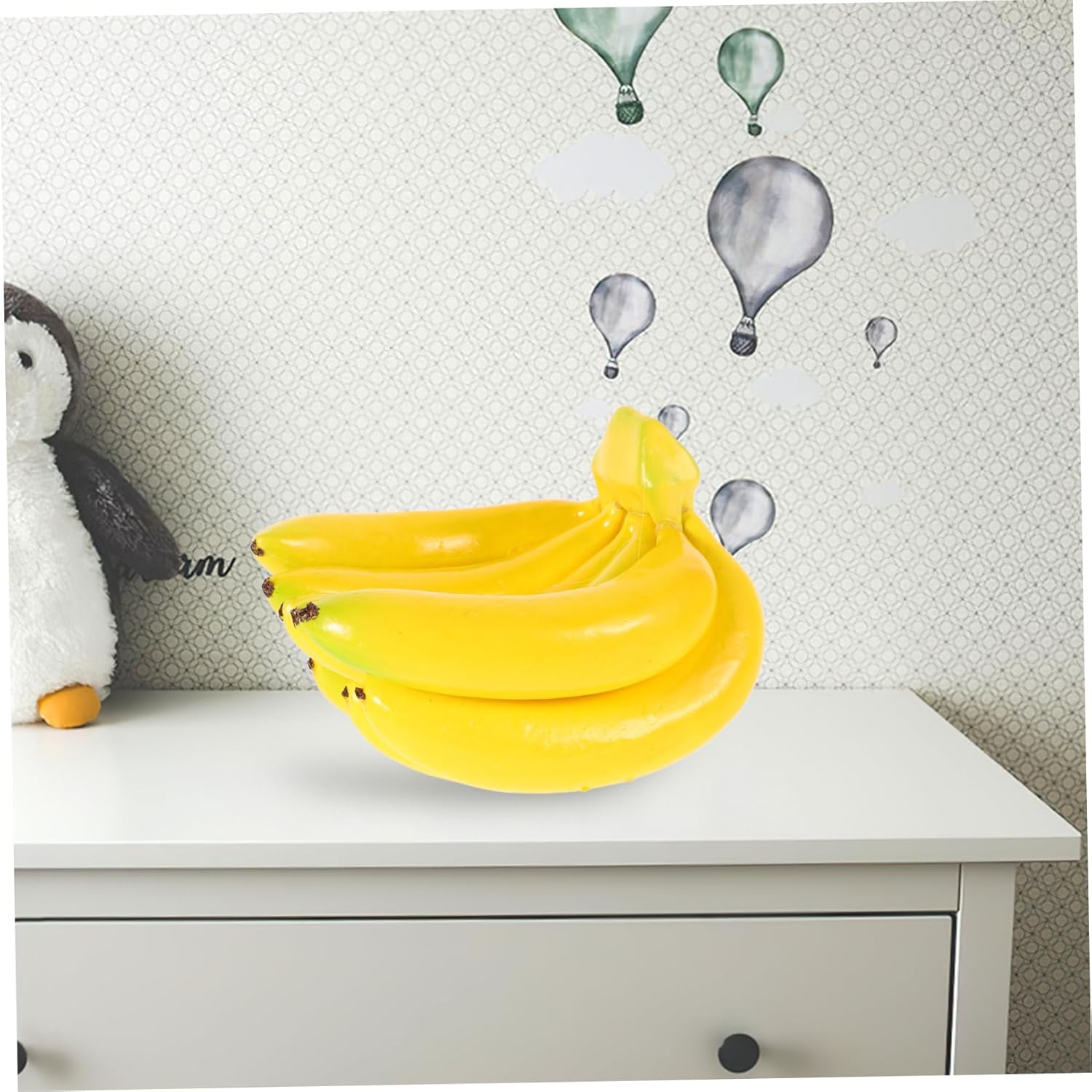 Hemoton Realistic Banana Bunch Artificial Fruit Decor