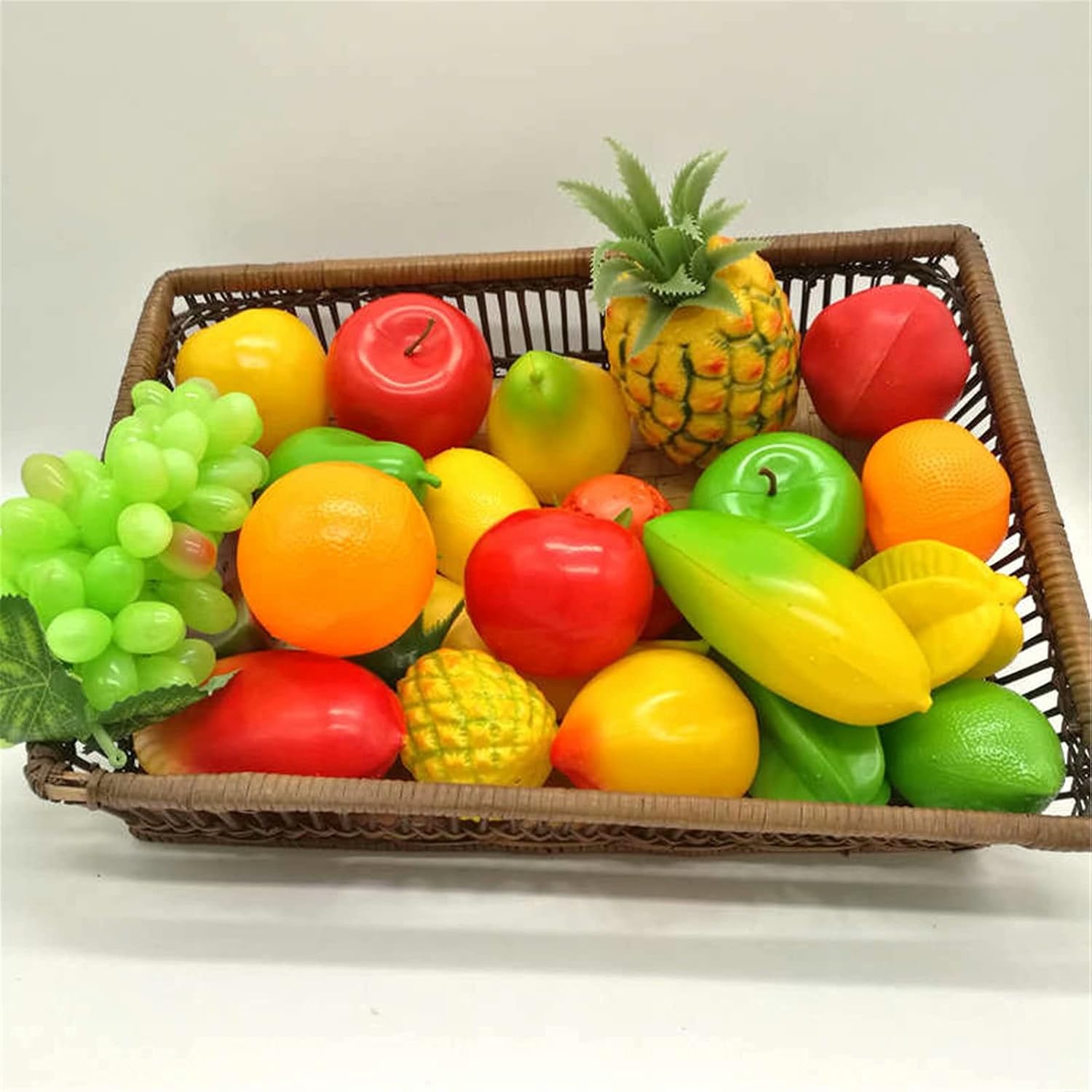 ASkinds 3 Pcs Fake Pineapple Artificial Fruit Decor Set