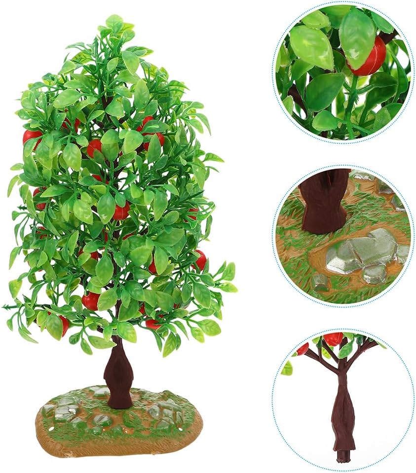 LOGOFUN 2Pcs Artificial Fruit Tree Models