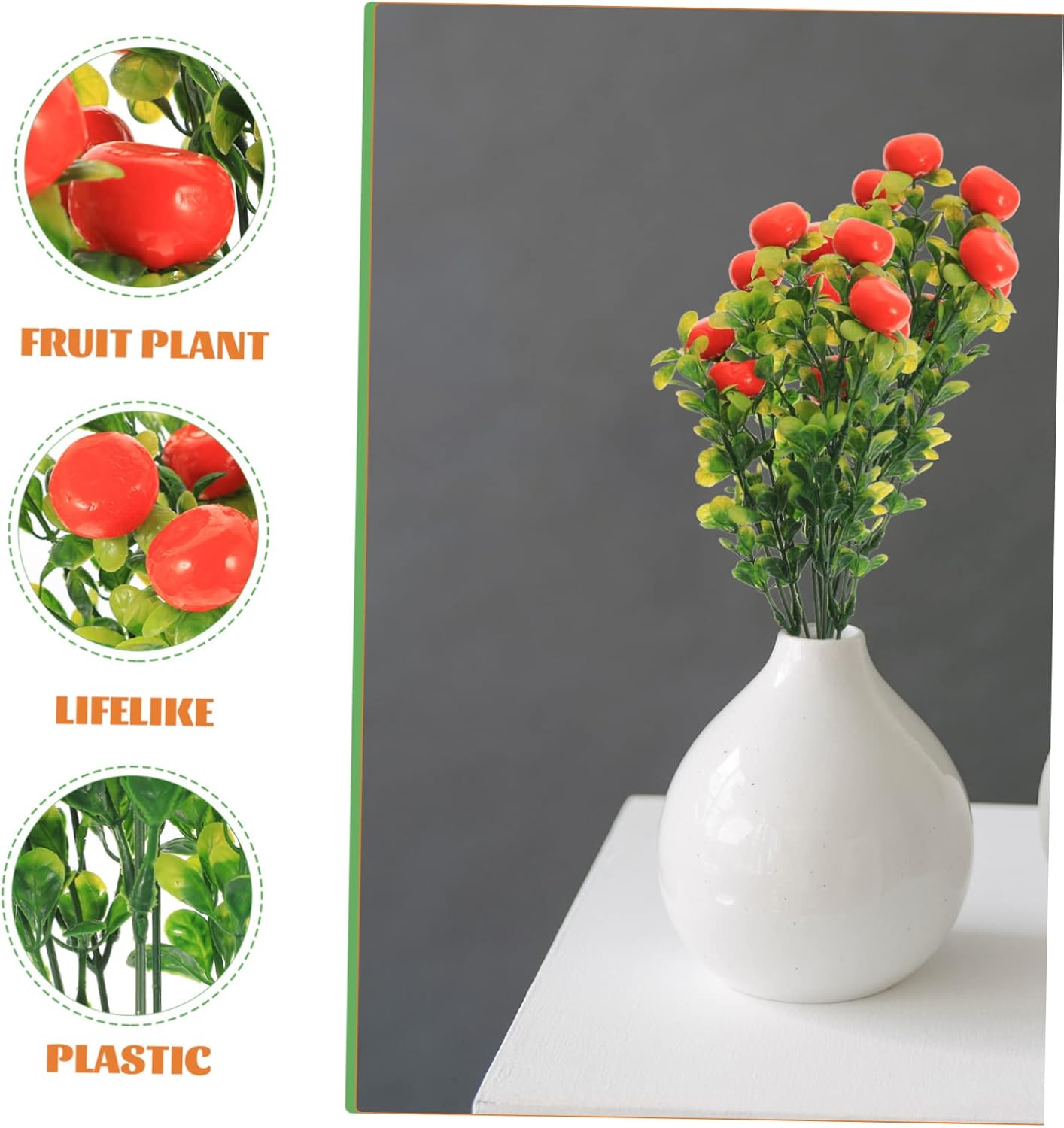 STOBAZA 2Pcs Artificial Fruit Decor Set