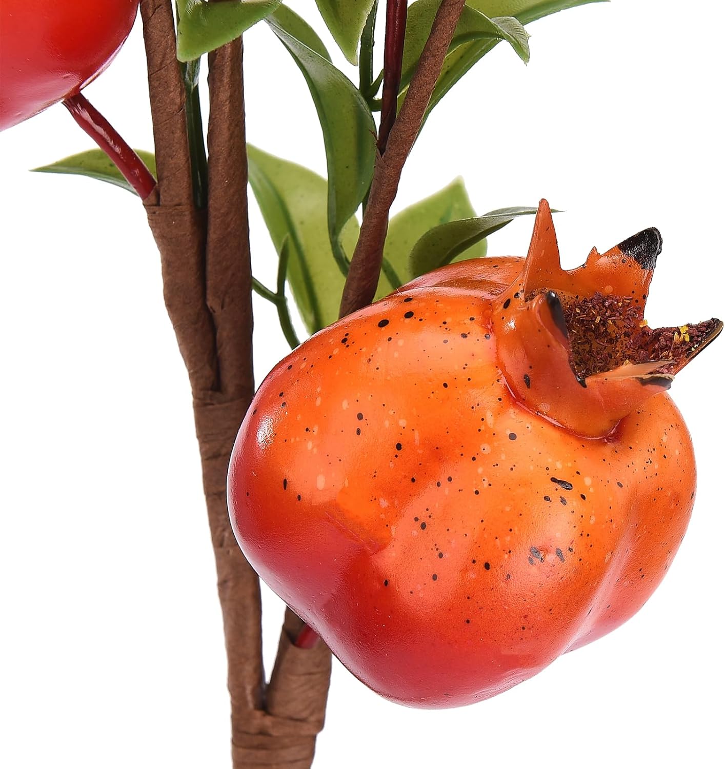 236 Inch Artificial Pomegranate Branch with Fruits and Leaves