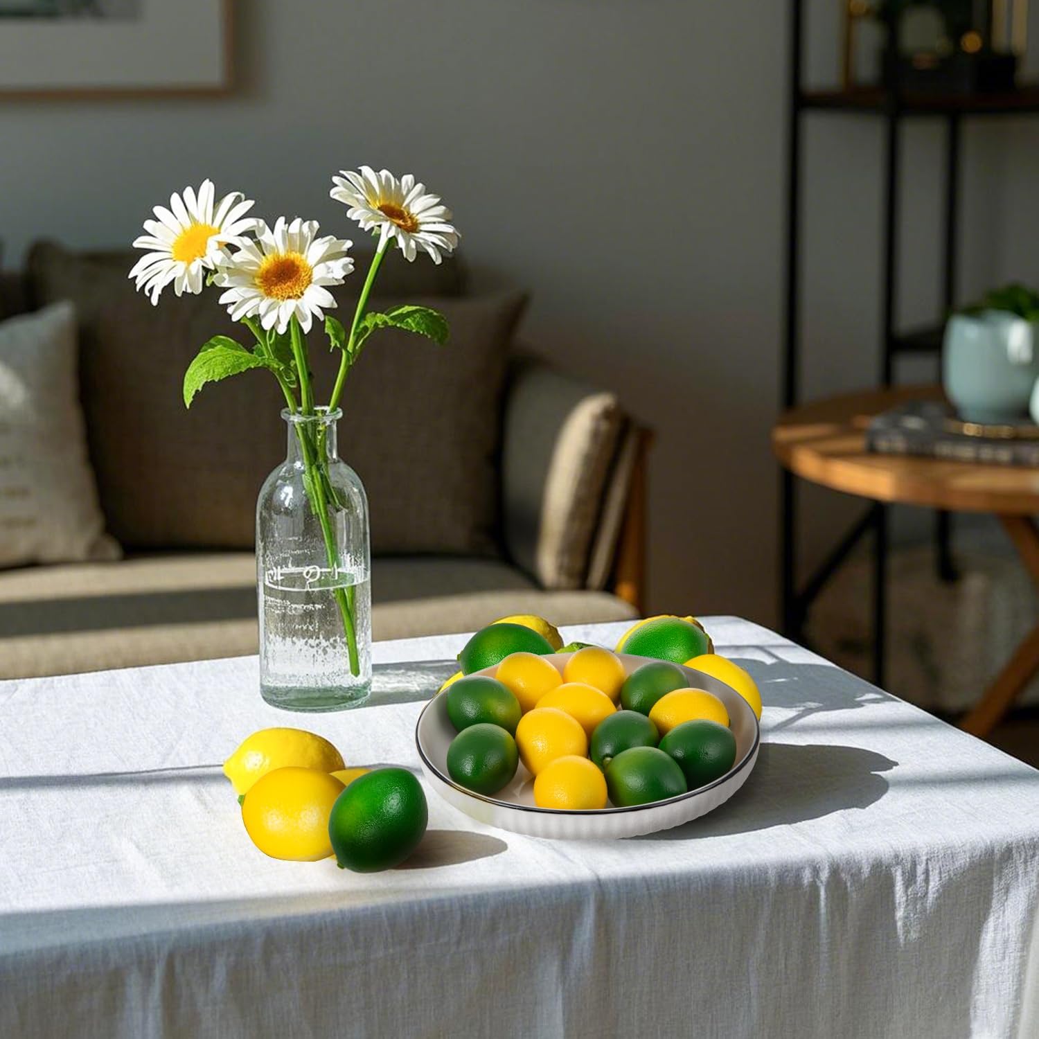 12 Pcs Artificial Lemons for Home Kitchen Decor
