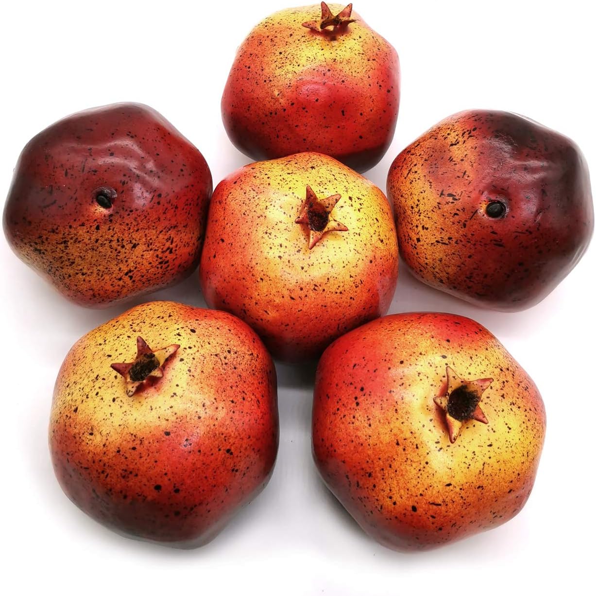 6pcs Artificial Pomegranates for Home Decor and Display