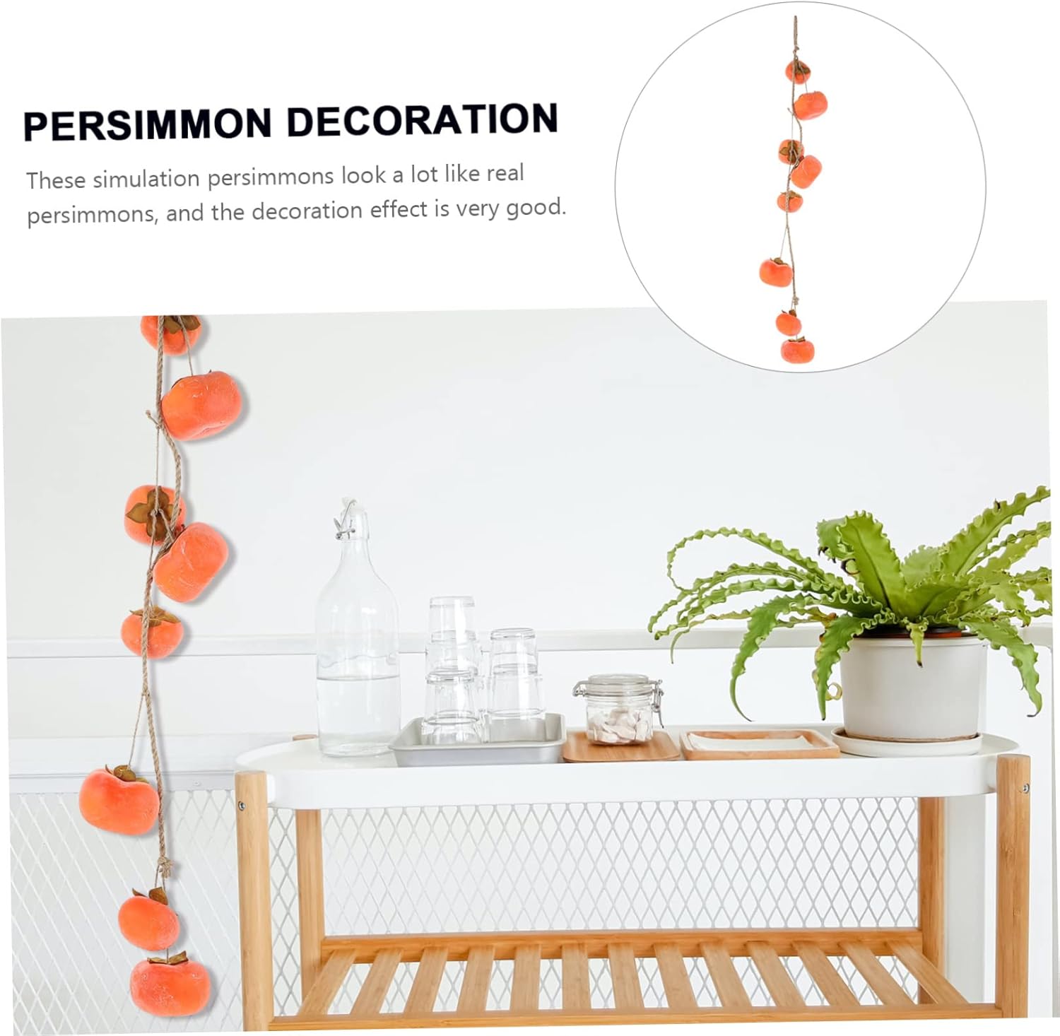 Luxshiny Vivid Persimmon Wall Decor