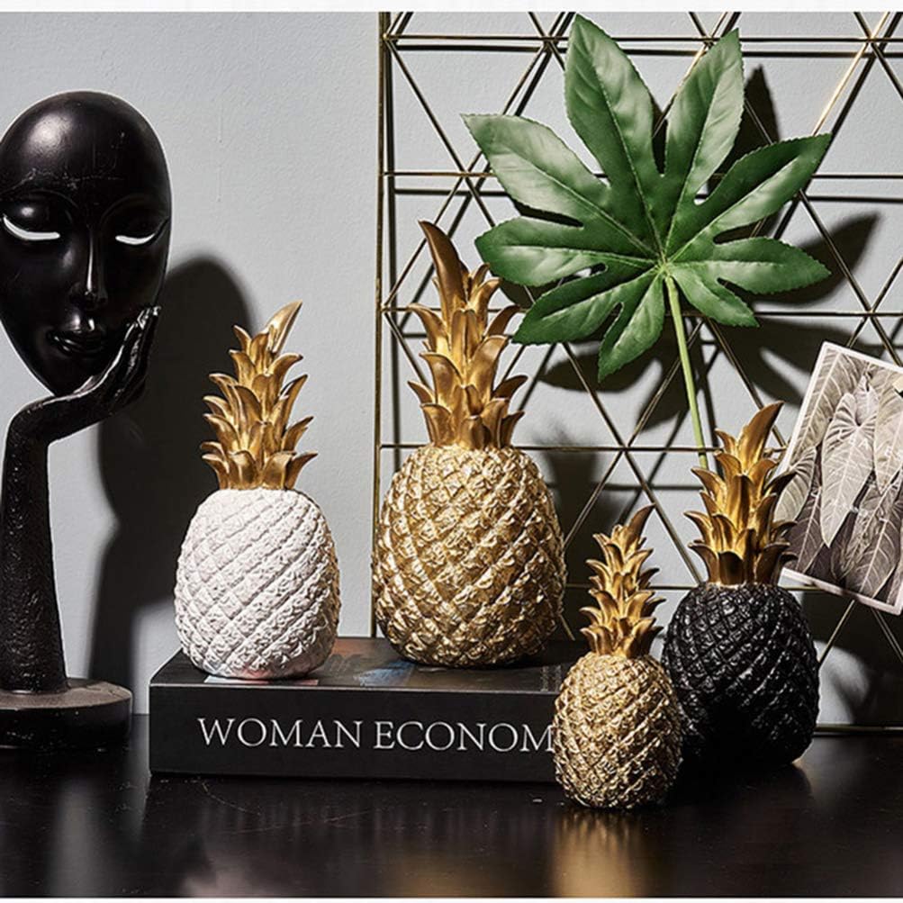 Yardwe Resin Pineapple Decor Figurine Party Display