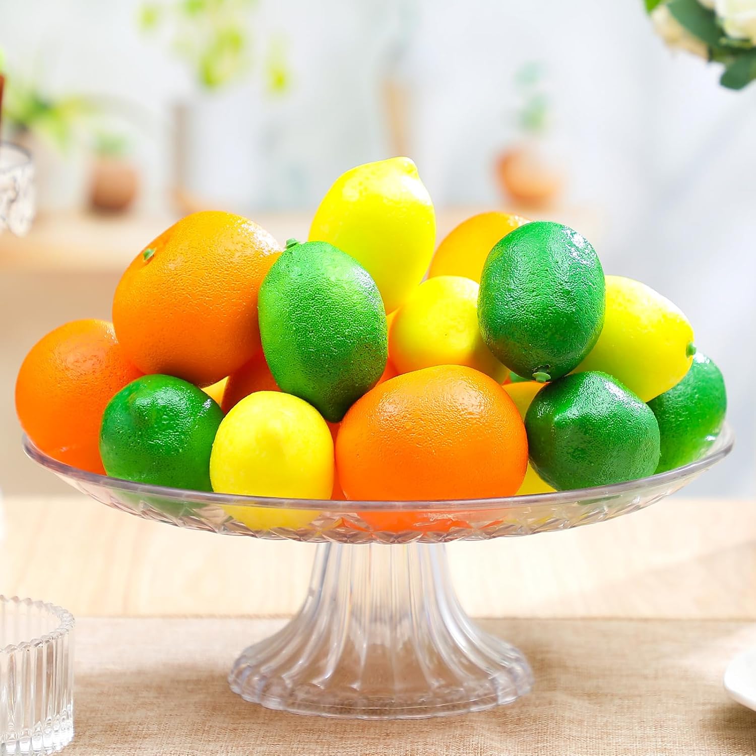 22 Pcs Artificial Lemon Orange Decor Set