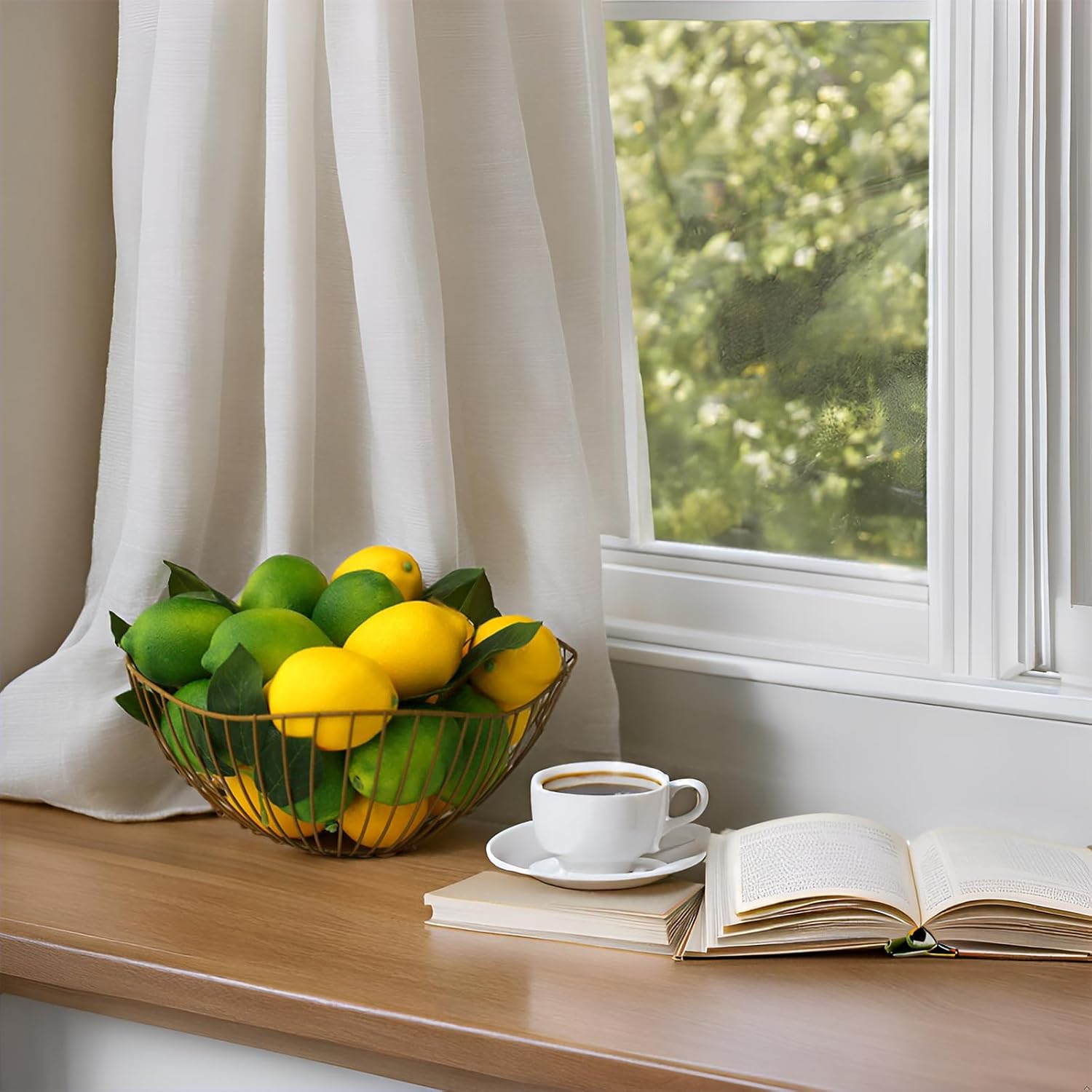 Laiiqi Artificial Lemons Limes 20 Set for Decor
