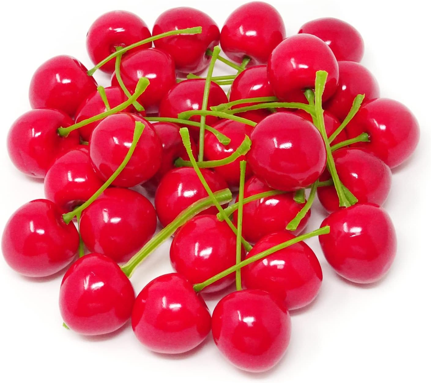 Yueton 30PCS Lifelike Artificial Cherry