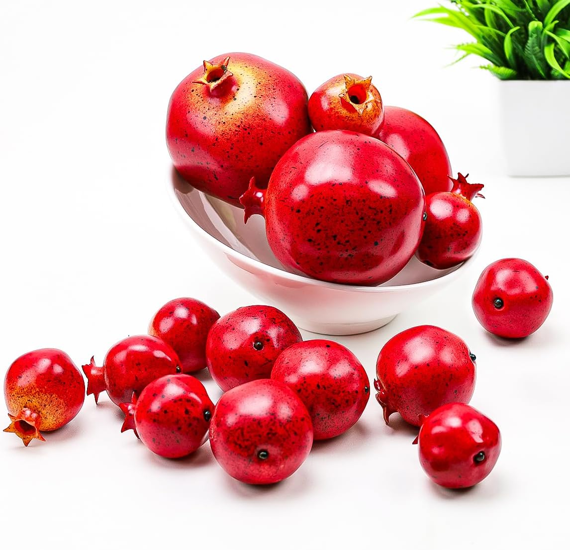 Meiwlong 15Pcs Artificial Pomegranates Decorations