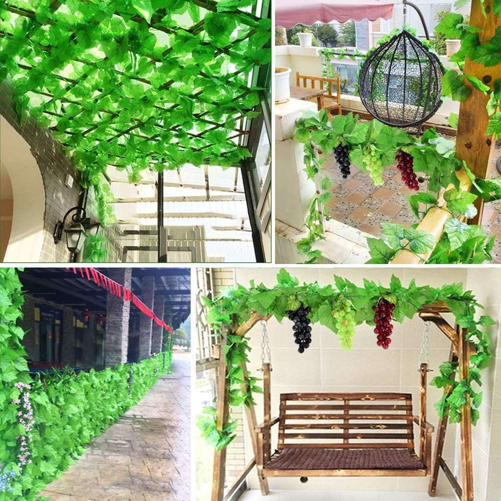 HUIANER Artificial Grape Vines for Home and Party Decorations