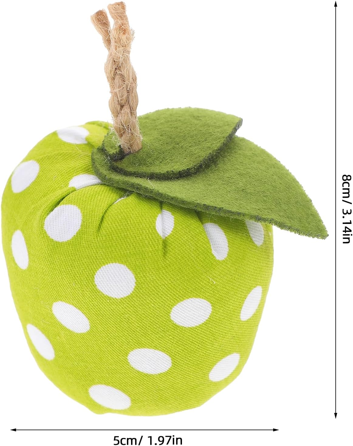 Alipis 3pcs Artificial Fabric Apples Kitchen Decoration