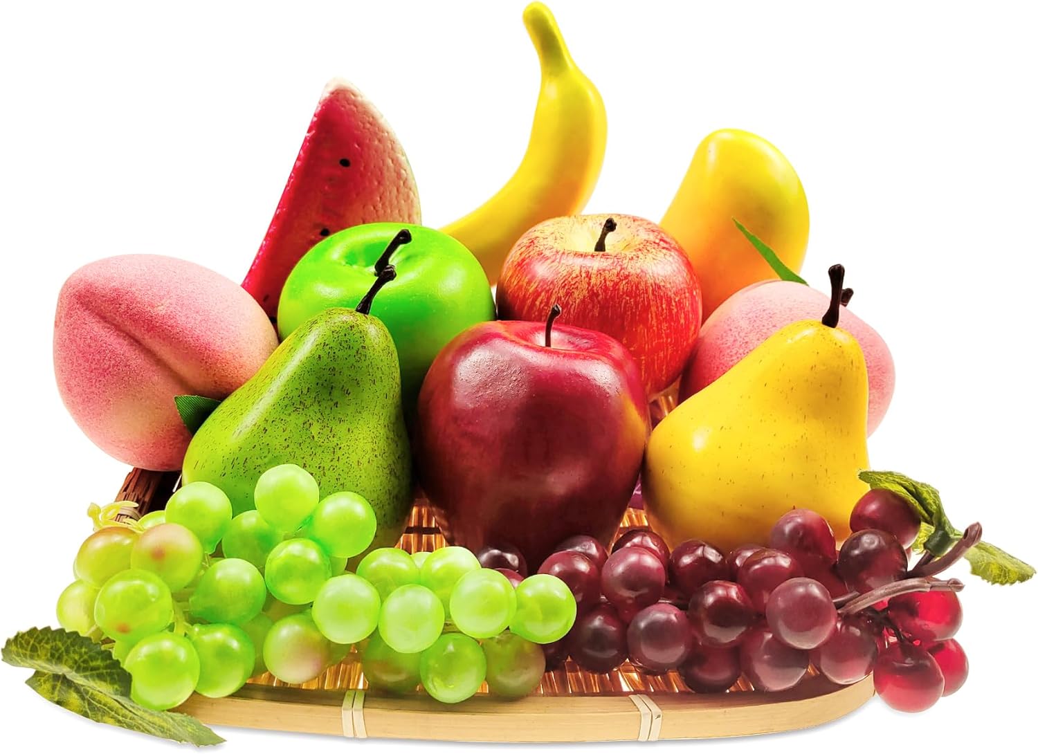 12 Pcs Artificial Fruits Decor Set