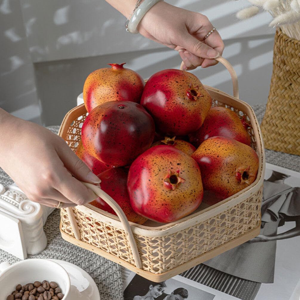 Kichvoe Realistic Weighted Pomegranate Decor