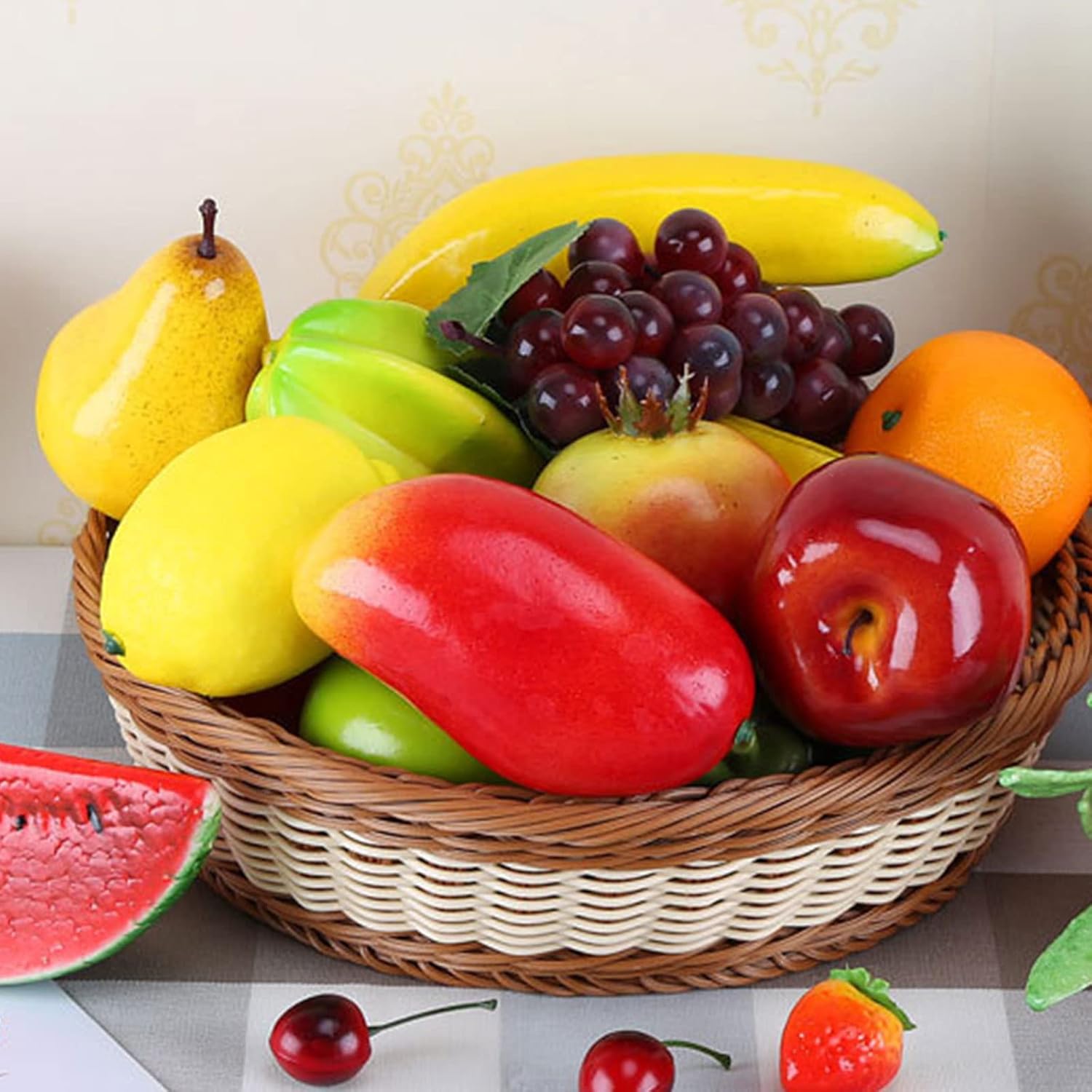 Artificial Watermelon Fruit Display Prop for Dining Table