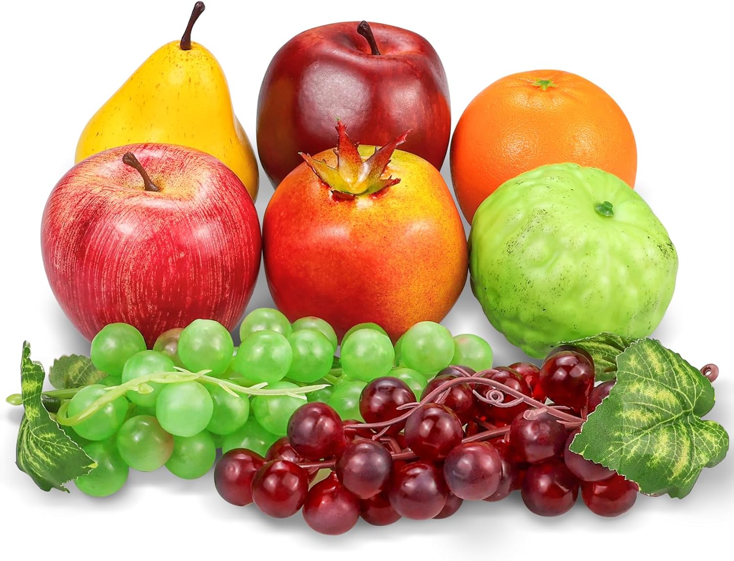 Lorigun 8 Pcs Artificial Fruit Decor Set