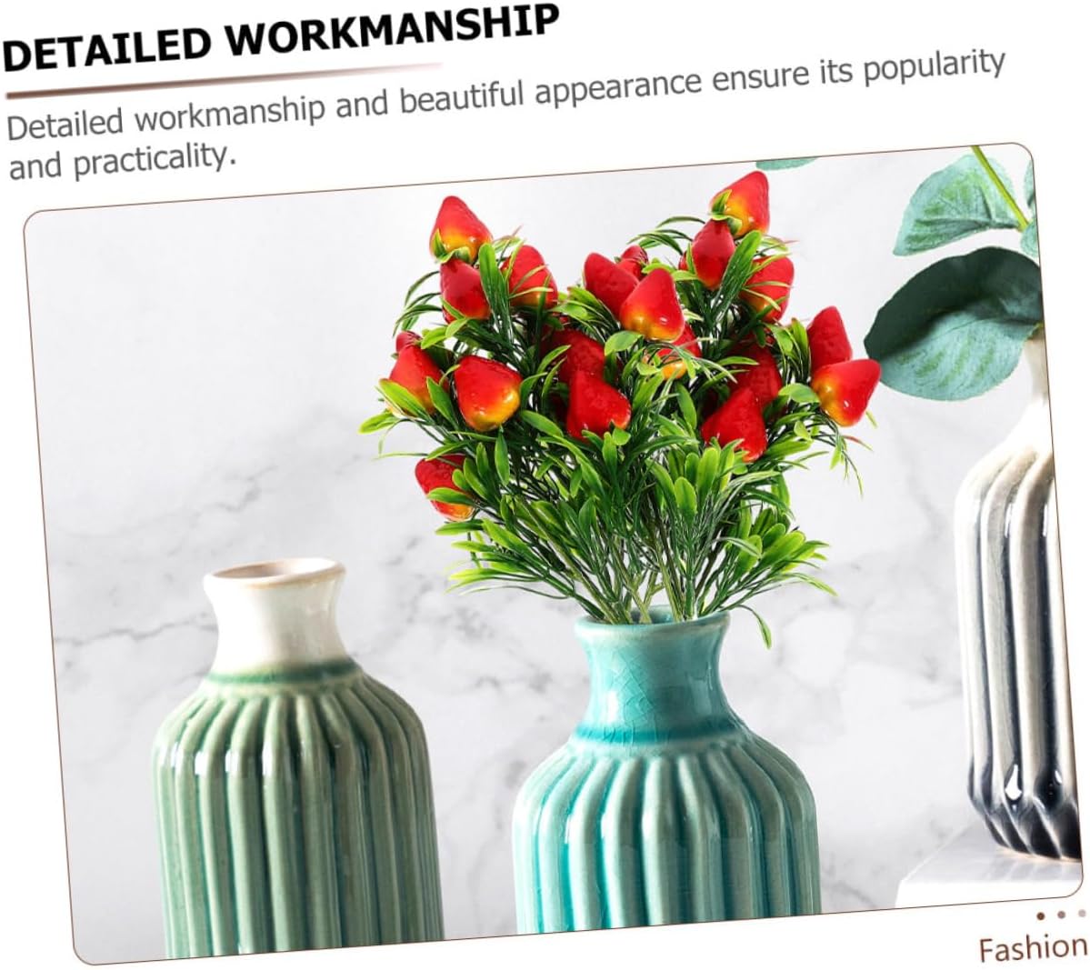 3Pcs Lifelike Artificial Fruit Branches Decor