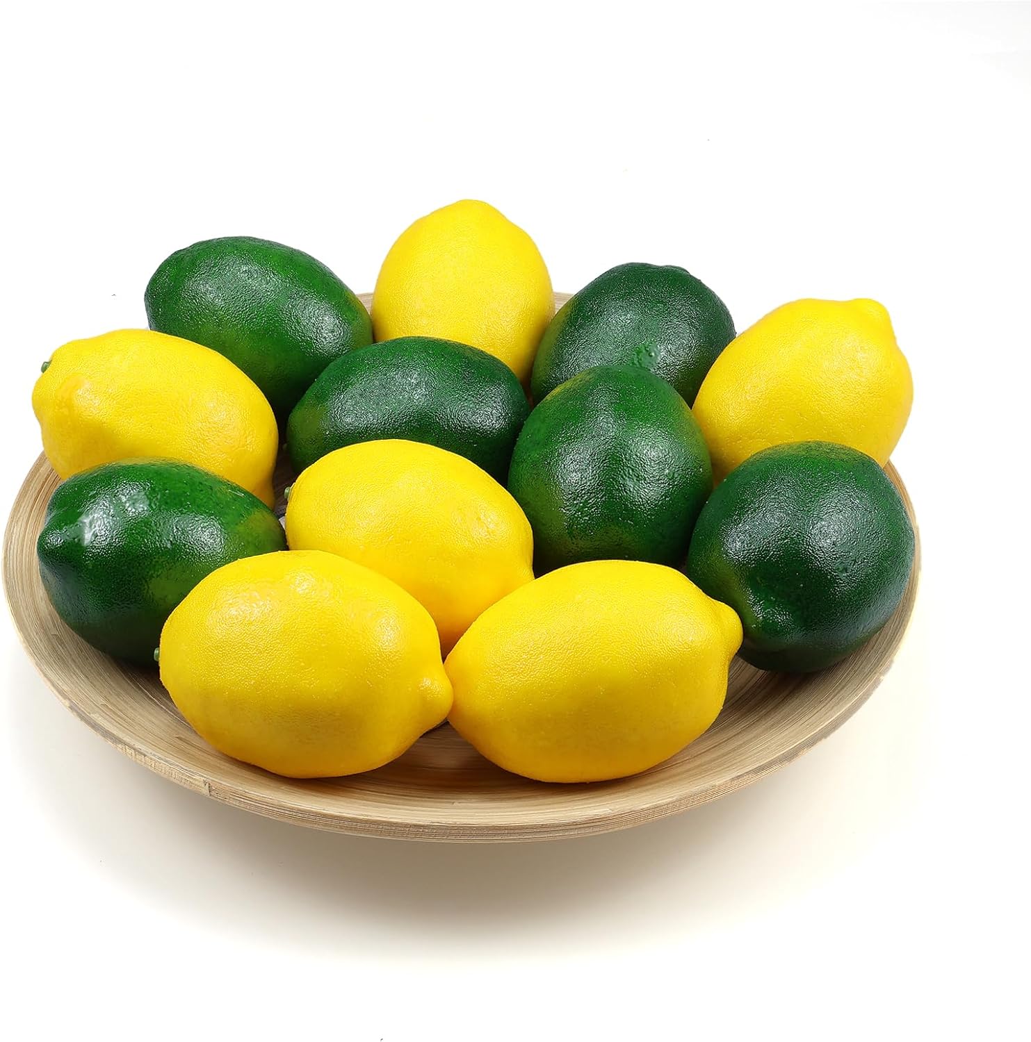 12 Pcs Fake Lemons Set Realistic Artificial Fruit for Home Decor and Photography