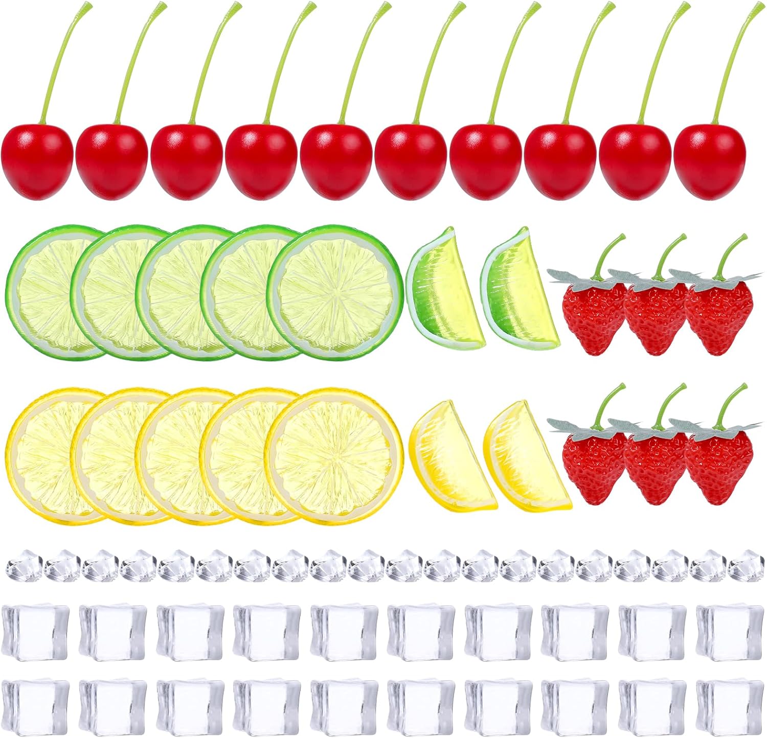 70 Piece Artificial Fruit Set for Home Decor