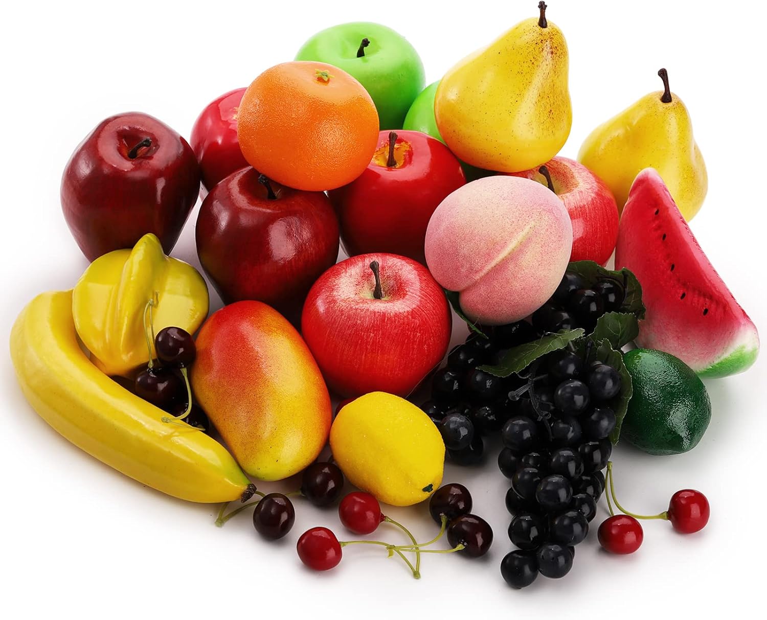 ZEAYEA 28 Pcs Artificial Fruit Decor Set
