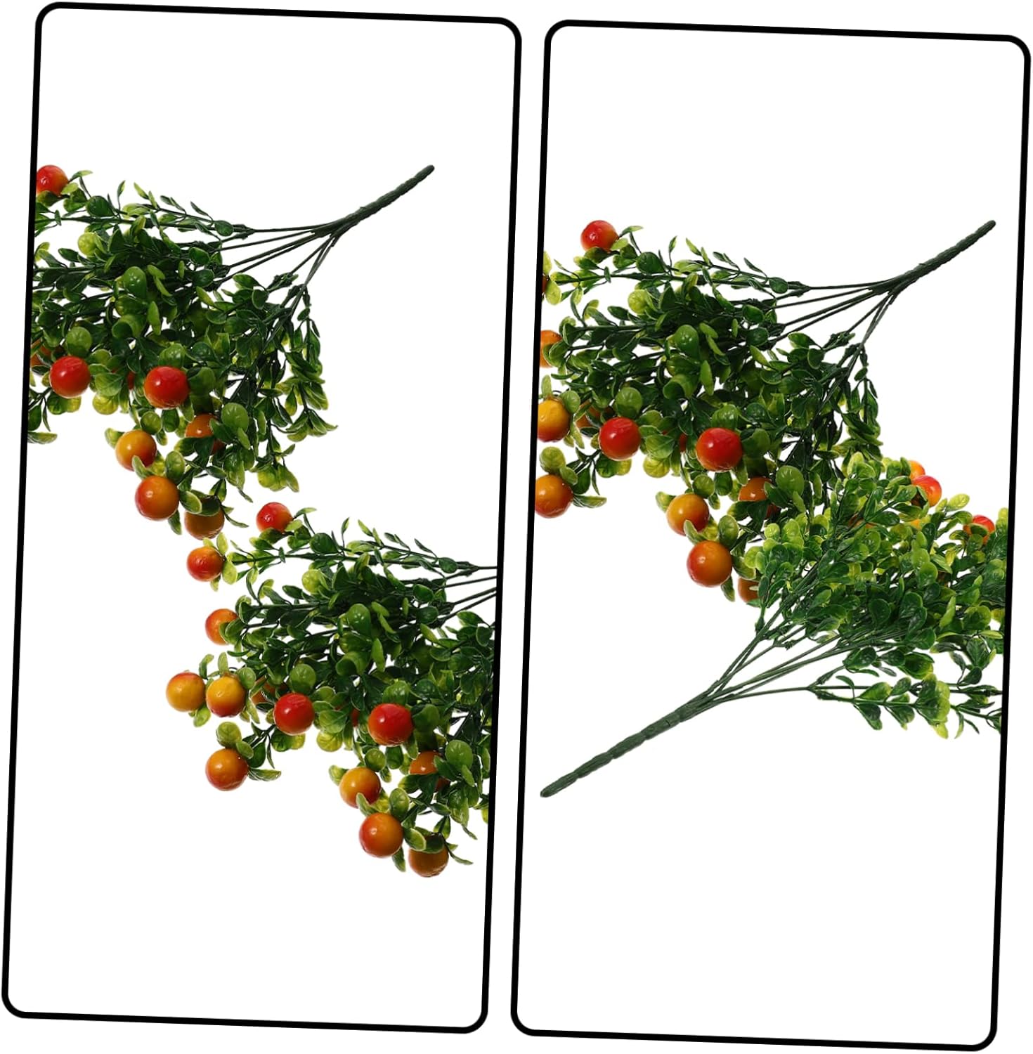 Cabilock 2pcs Artificial Fruit Branches for Home Decor