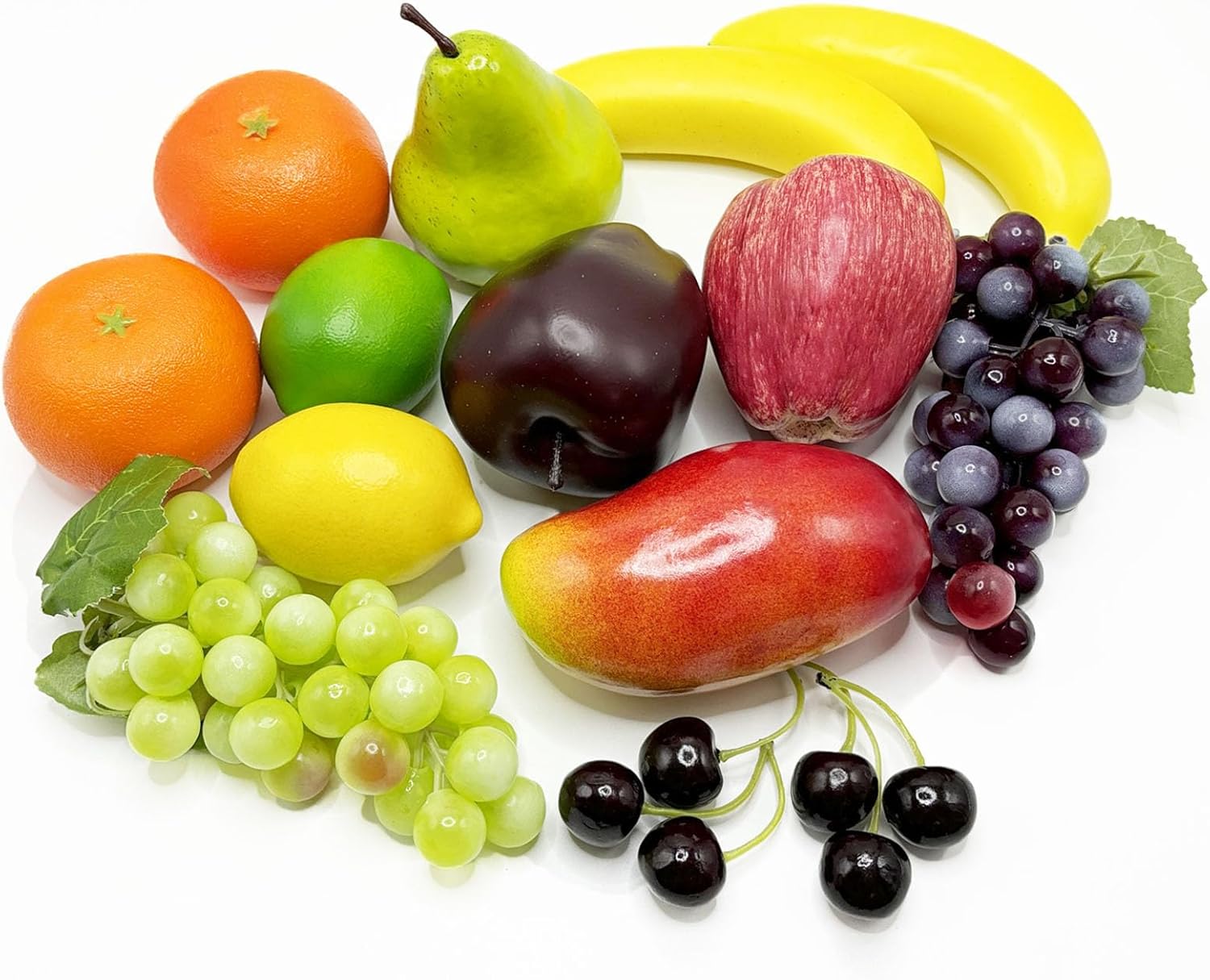 18 Pcs Artificial Fruit Set for Home Decor