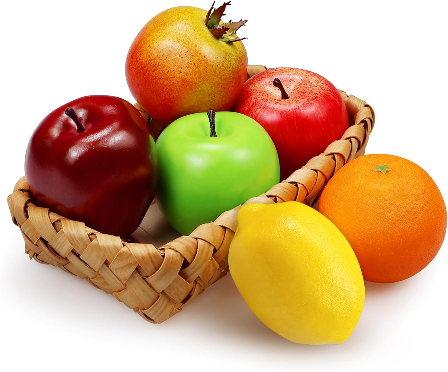 Lorigun Artificial Fruit Set 6 Pieces for Decor