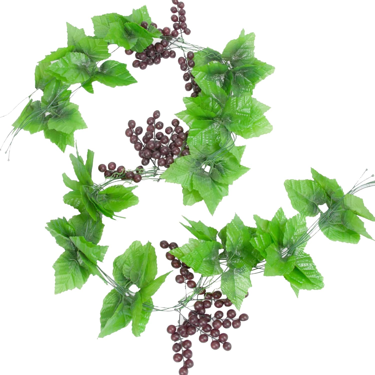 Woohome Artificial Grape Vines 8FT 10 Pack Greenery Decoration