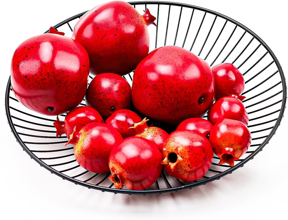 Meiwlong 15Pcs Artificial Pomegranates Decorations
