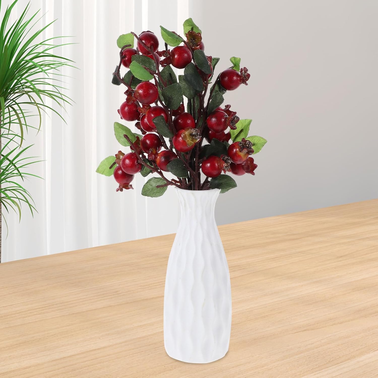 Alipis Artificial Pomegranate Branches for Christmas Decor