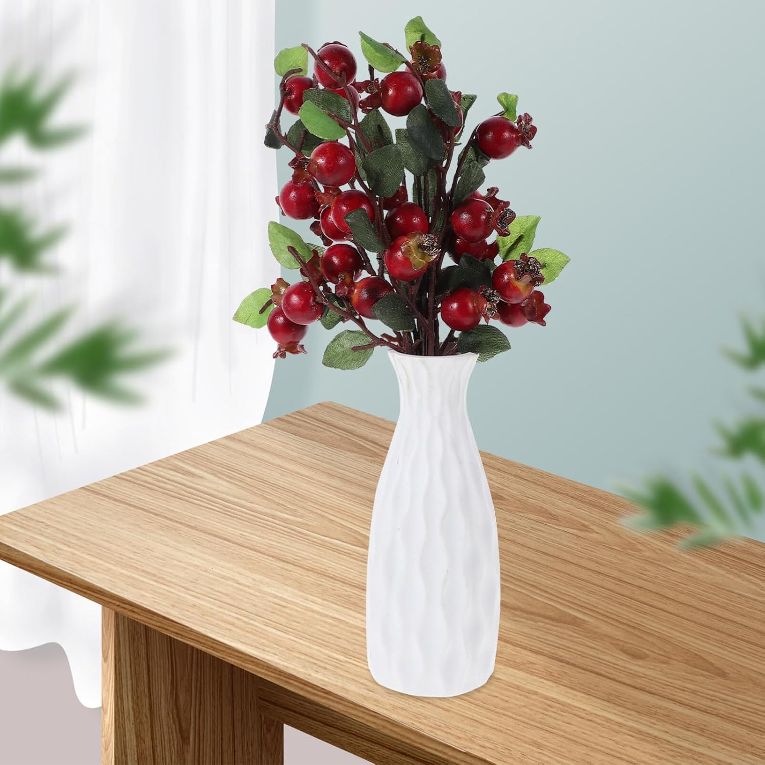 Alipis Artificial Pomegranate Branches for Christmas Decor