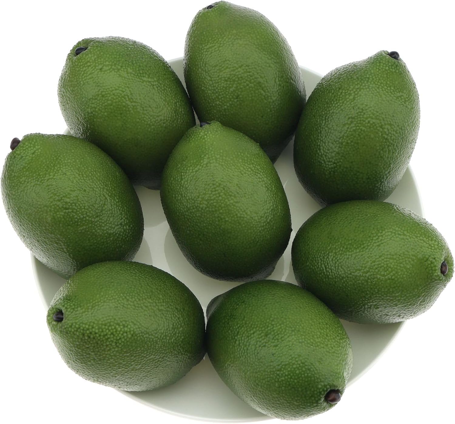 Gresorth 8pcs Artificial Lifelike Green Lemon Decor