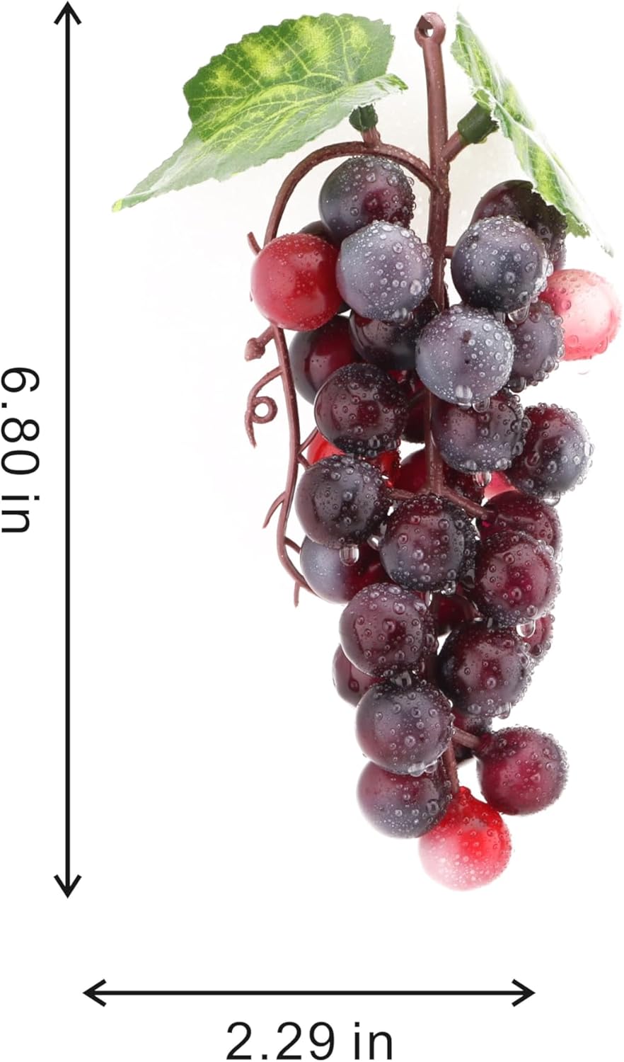 2PCS Artificial Grapes with Vines for Decorations