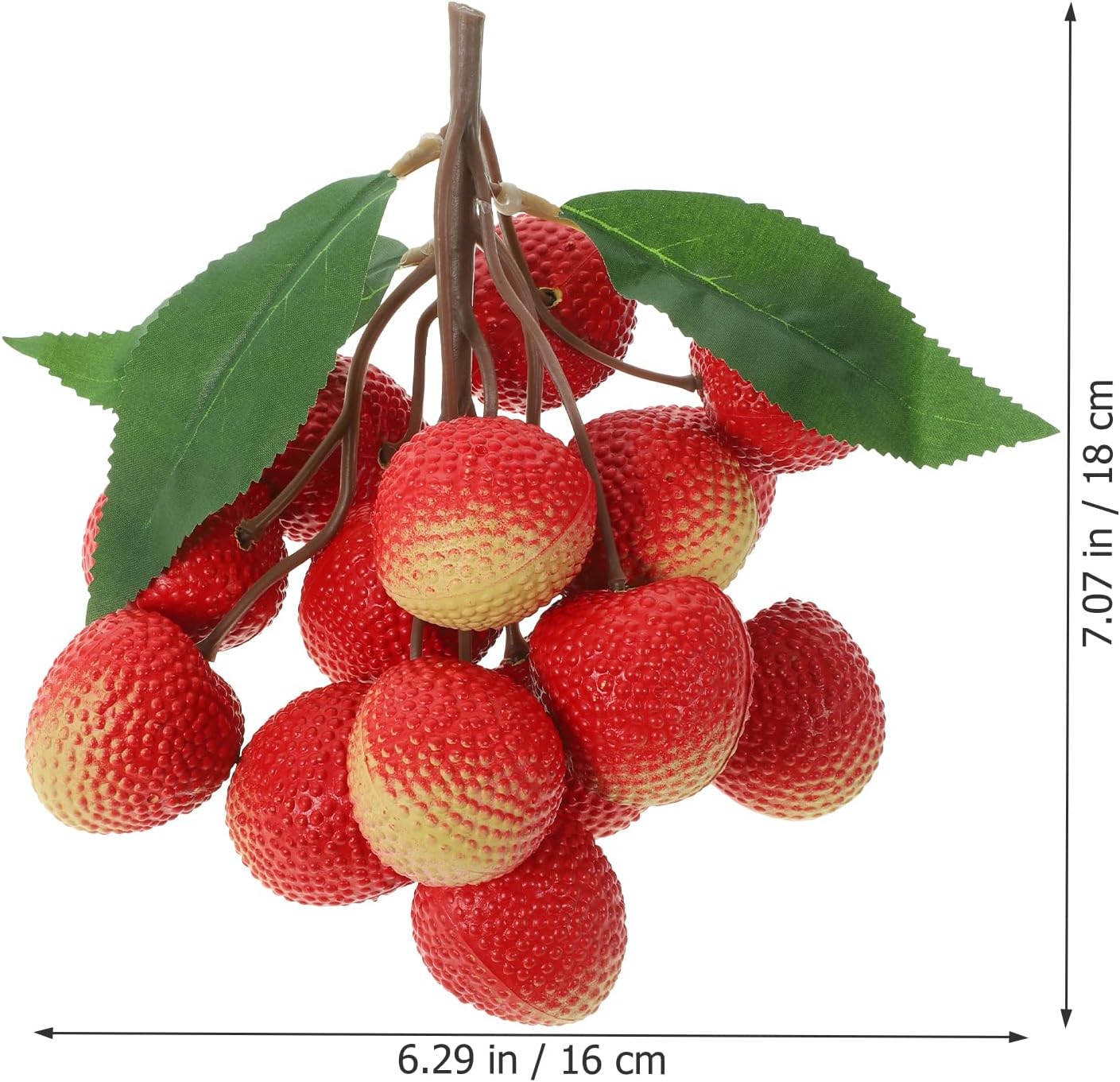 HOMSFOU Realistic Artificial Lychee Fruit Model