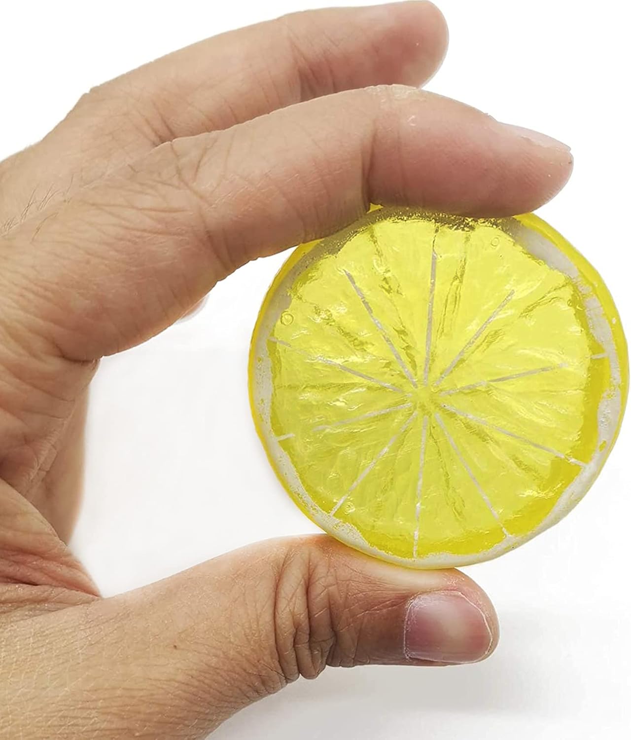 TIHOOD 40PCS Artificial Lemon Slices Decorative